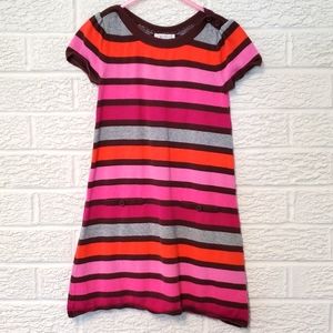 Girl's striped sweater dress
